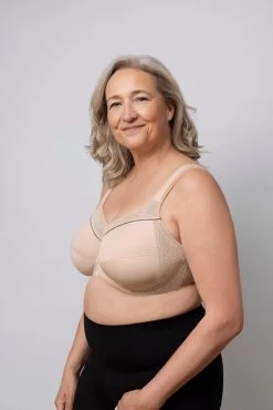 Sport-BH Ohne Bügel Kate 6028 Cup D - N Bisquit