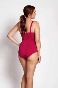 Badeanzug St. Tropez Cup B - K 9112-3-brombeer -Chic Lingerie Verkauf 9112 RS