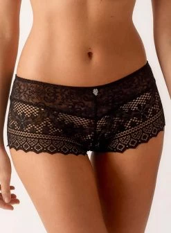 Empreinte Shorty Cassiopeé 02151 -Chic Lingerie Verkauf CASSIOPEE Noir 02151 face