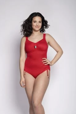 Badeanzug St. Tropez Cup B - K 9112-3-brombeer -Chic Lingerie Verkauf Vorschau 91 StTropez rot 13150 scaled 1