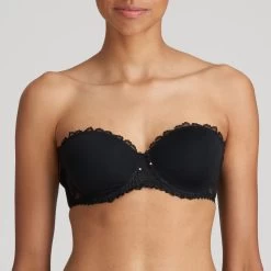 Trägerlos, Unterlegter BH JANE 0101338NAT -Chic Lingerie Verkauf eservices marie jo lingerie strapless bra jane 0101338 black 3 3457811